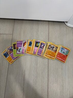Pokemon cards log of 65